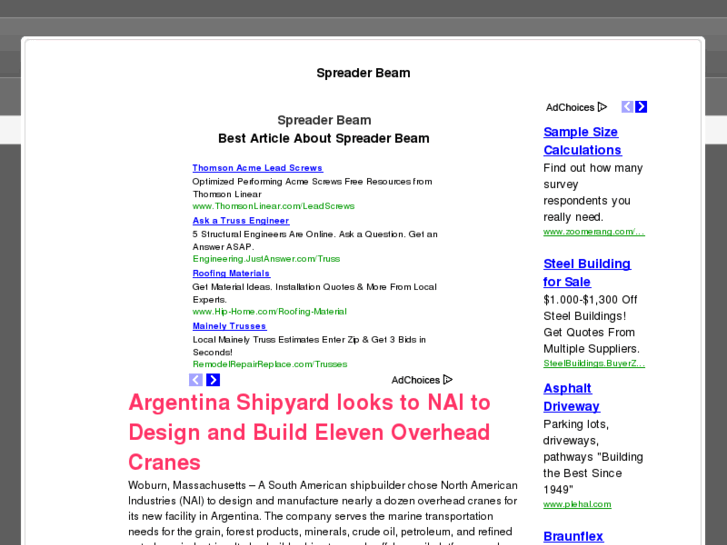 www.spreaderbeam.net