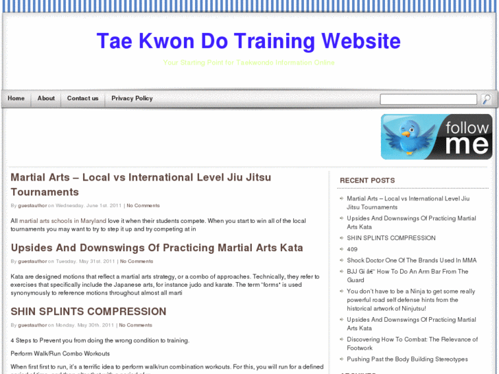 www.taekwondowebsite.com