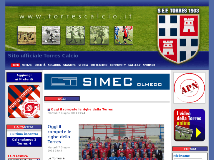 www.torrescalcio.it