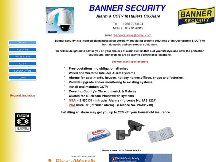 www.bannersecuritysystems.com