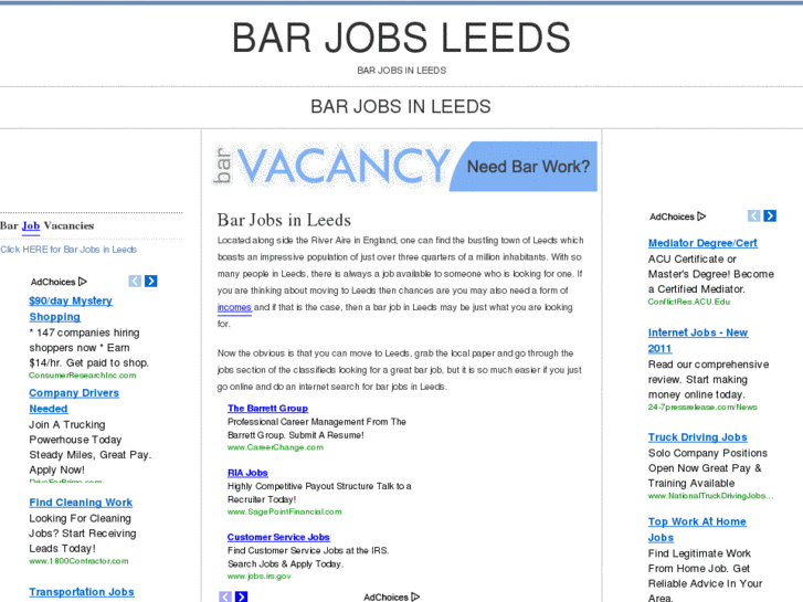 www.barjobsleeds.com