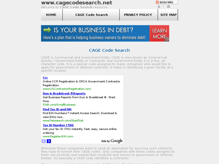 www.cagecodesearch.net