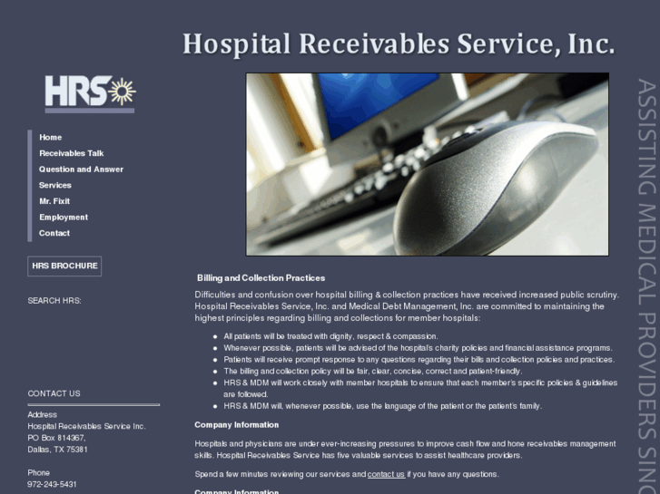 www.hospitalreceivables.org