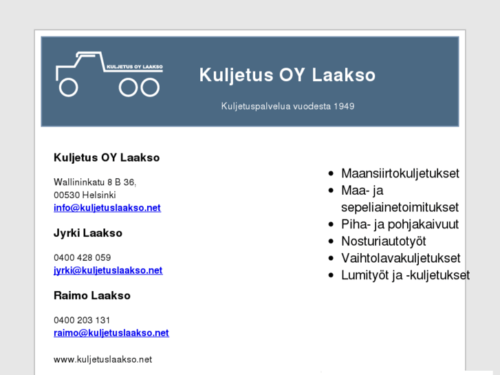 www.kuljetuslaakso.net