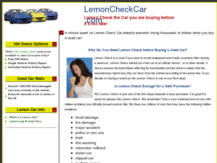 www.lemoncheckcar.com