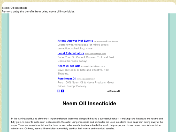 www.neemoilinsecticide.com