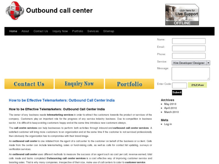 www.outboundcallcenterindia.com