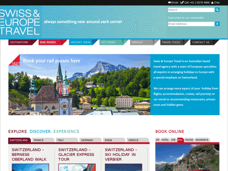 www.swisseuropetravel.com