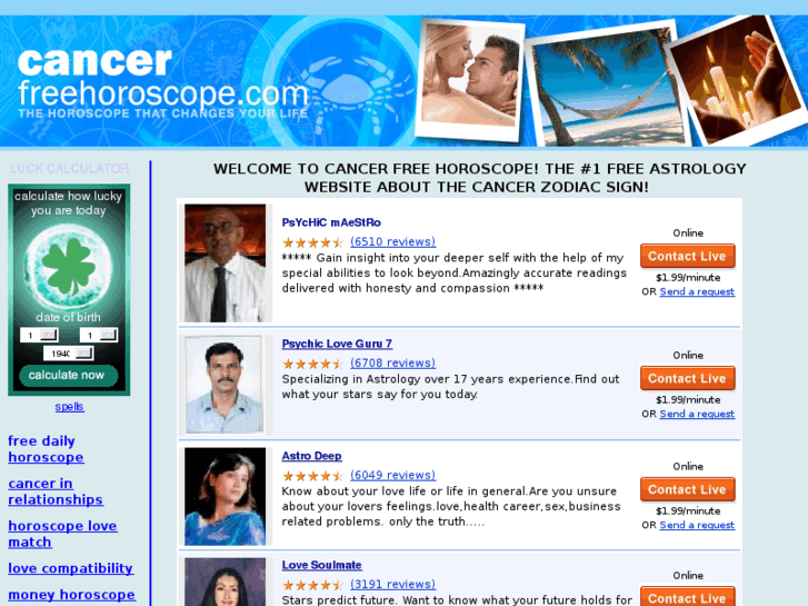 www.cancerfreehoroscope.com