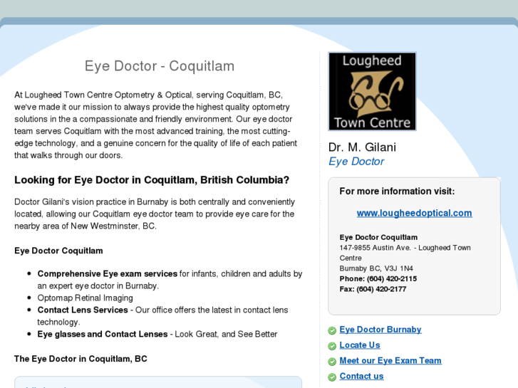 www.eyedoctorcoquitlam.com