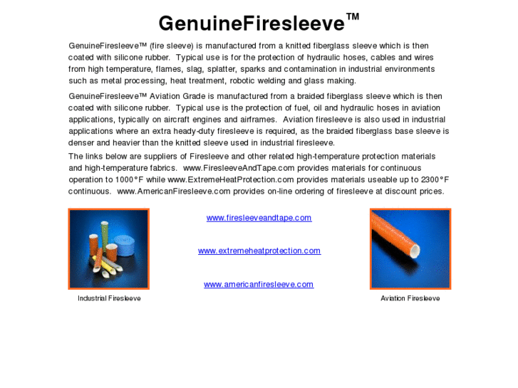 www.genuinefiresleeve.com