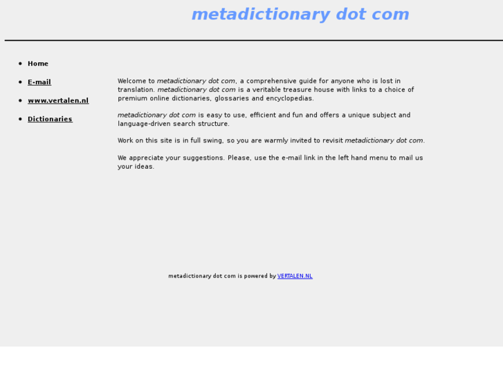 www.metadictionary.com