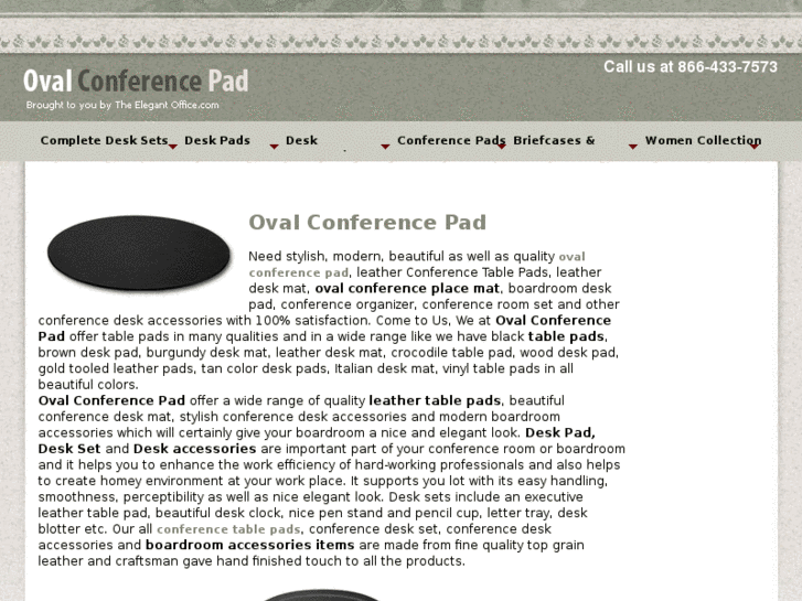 www.ovalconferencepad.com