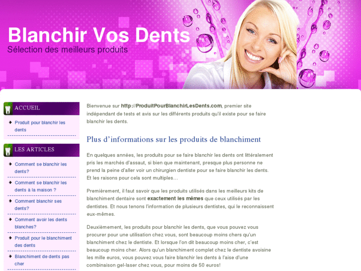 www.produitpourblanchirlesdents.com