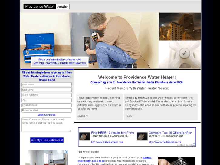 www.providencewaterheater.com