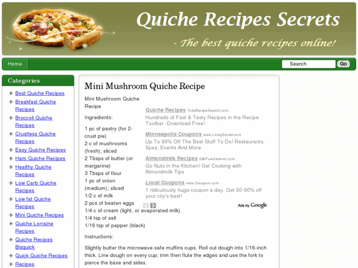 www.quicherecipessecrets.com