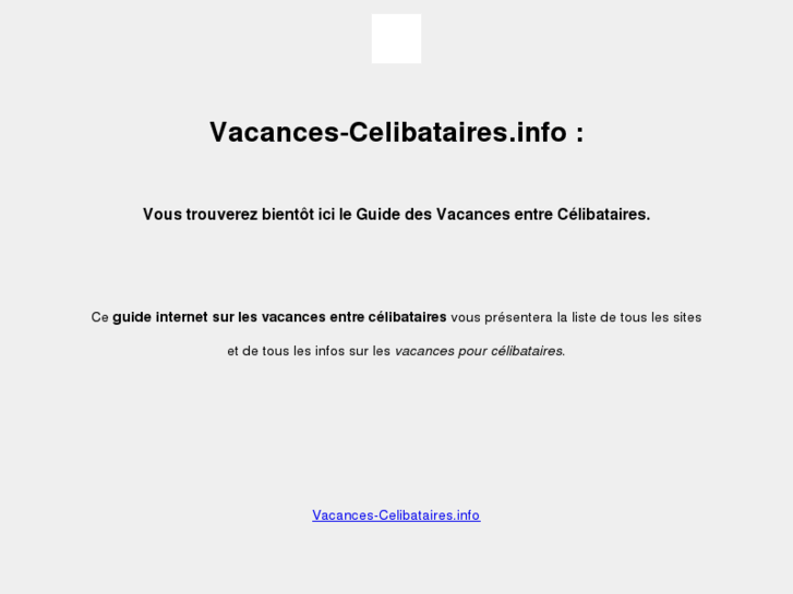 www.vacances-celibataires.info