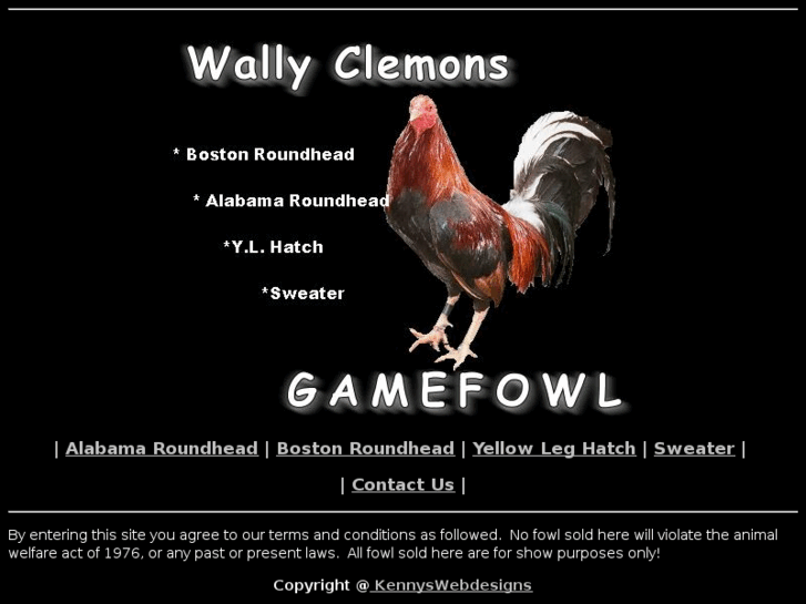 www.wallyclemonsgamefowl.com