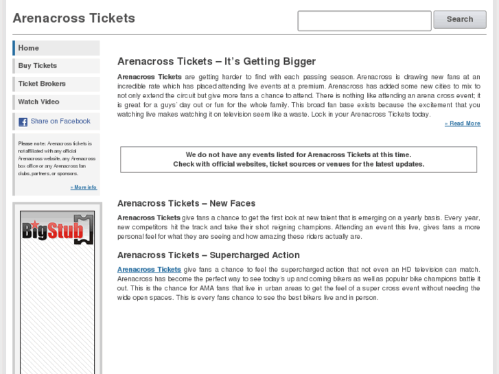 www.arenacrosstickets.com