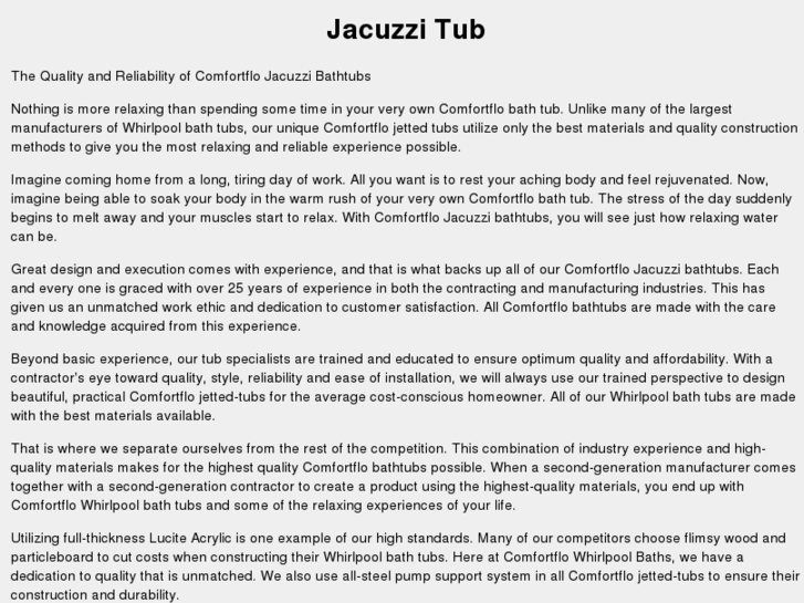 www.jacuzzi-tub.com