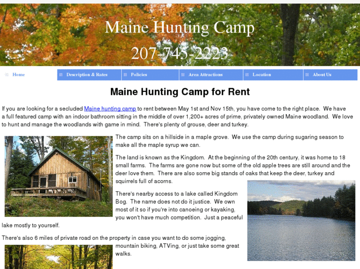 www.mainehuntingcamp.net