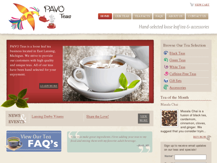 www.pavo-teas.com