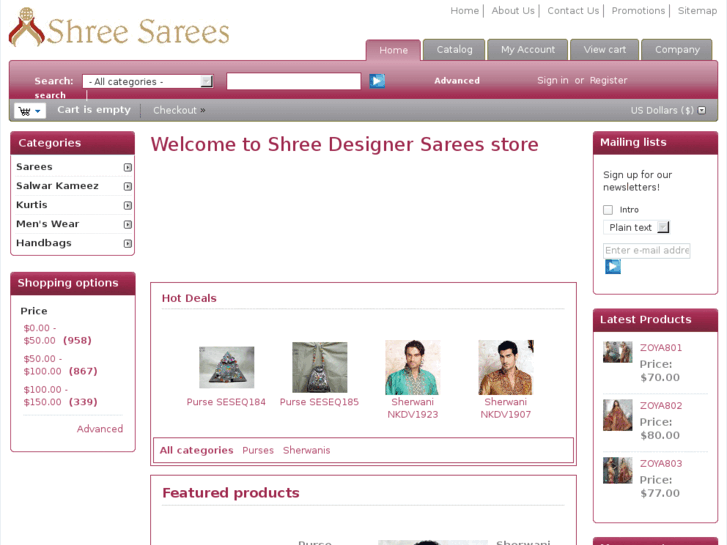 www.shreedesignersarees.com