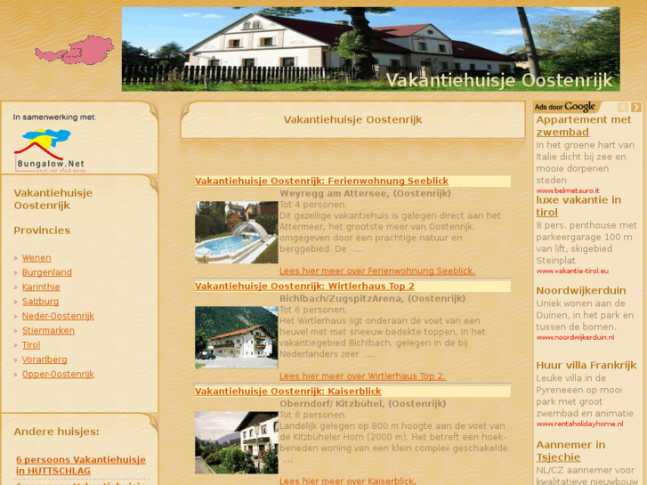 www.vakantiehuisjeoostenrijk.eu