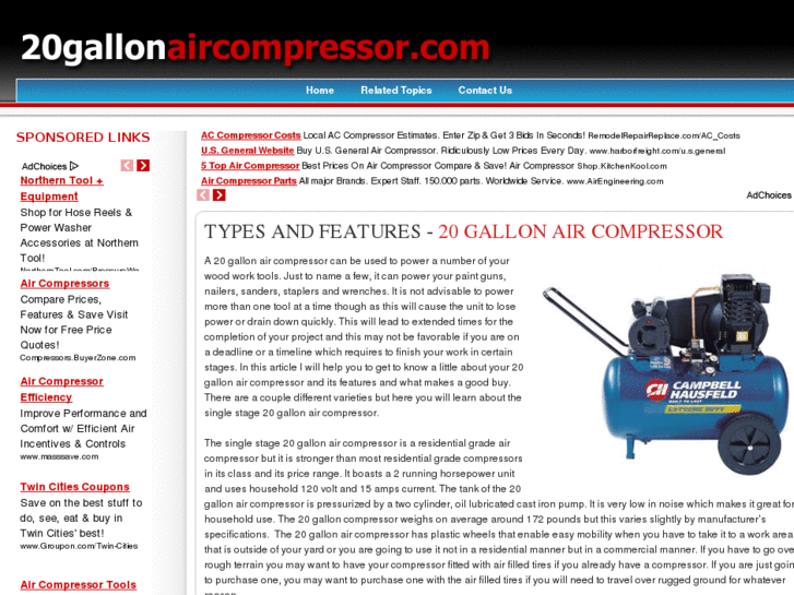 www.20gallonaircompressor.com
