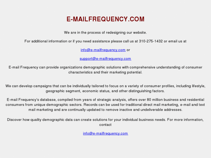 www.emailfrequency.com