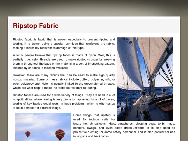 www.ripstopfabric.com