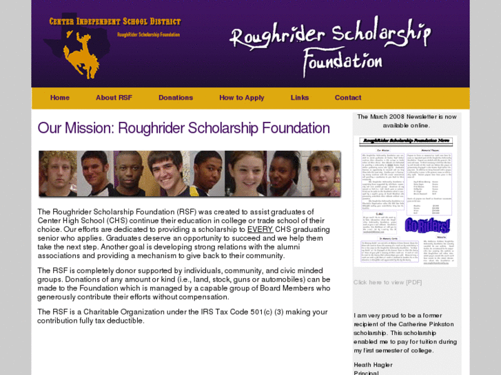 www.roughriderscholarship.org