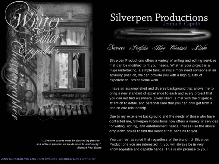 www.silverpenproductions.com