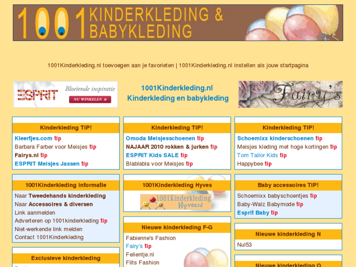 www.1001kinderkleding.nl