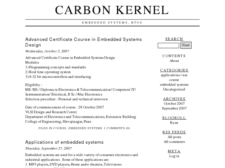 www.carbonkernel.org