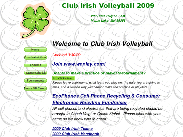 www.clubirishvolleyball.com