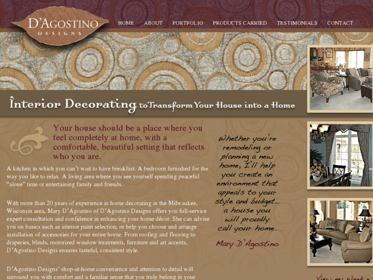 www.dagostinodesigns.com