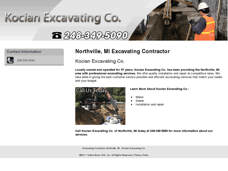 www.kocianexcavating.com