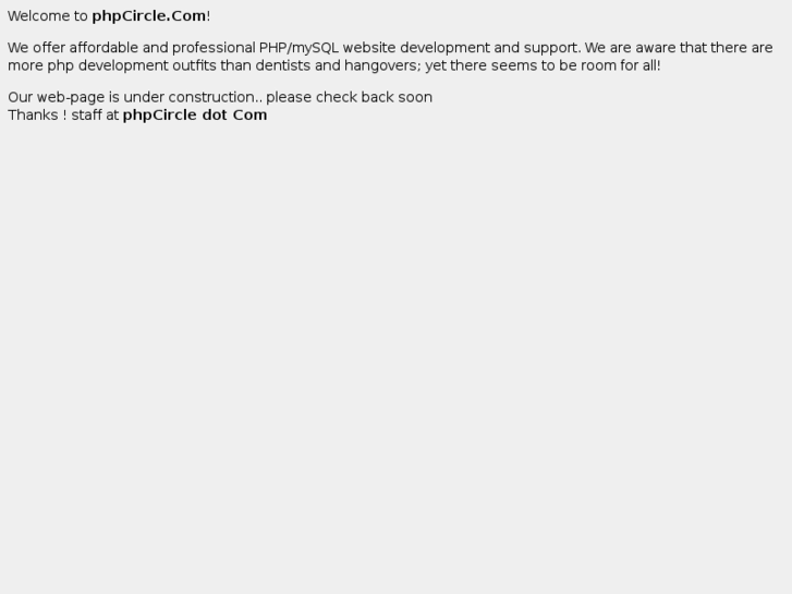 www.phpcircle.com