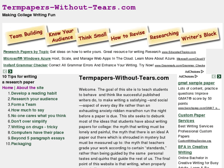 www.termpapers-without-tears.com