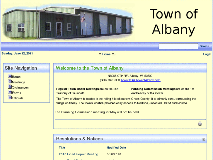 www.townofalbany.com