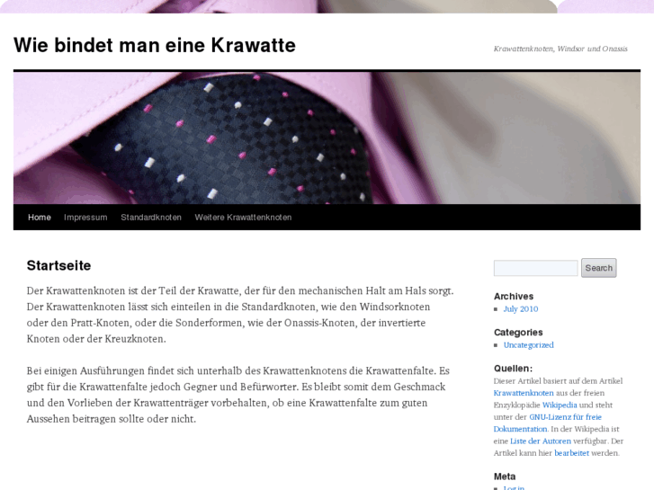 www.wie-bindet-man-eine-krawatte.de