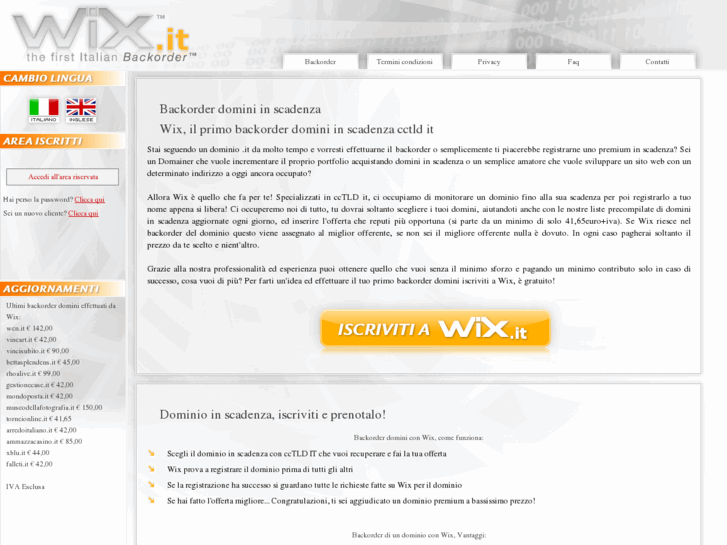 www.wix.it