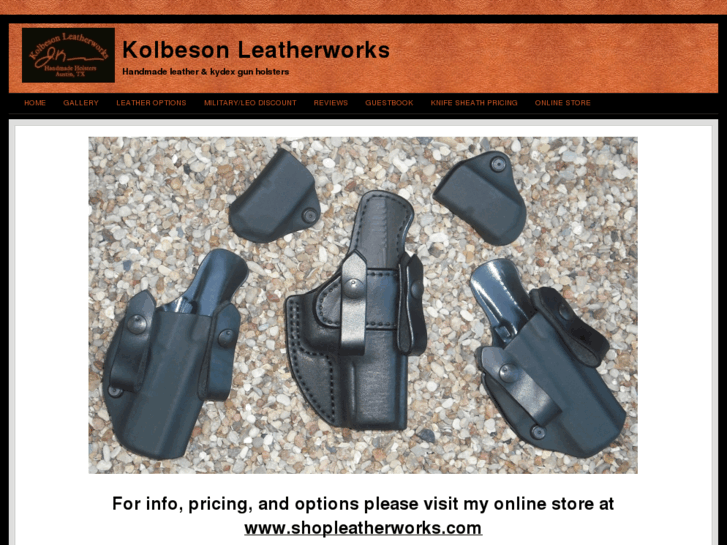 www.kolbesonleatherworks.com