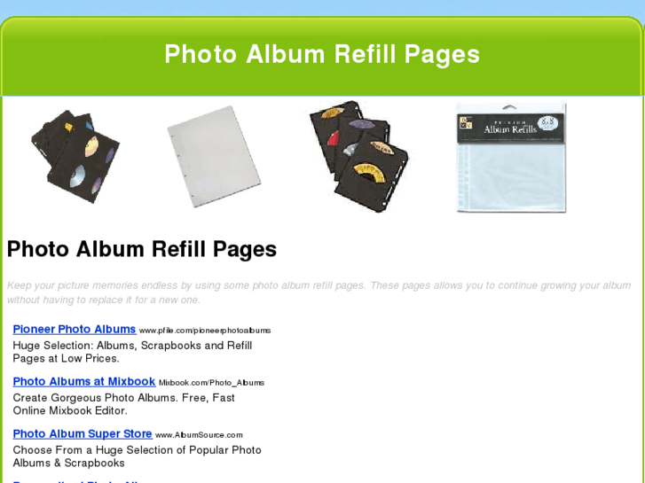 www.photoalbumrefillpages.org