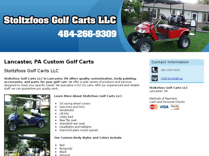 www.stoltzfoosgolfcarts.com