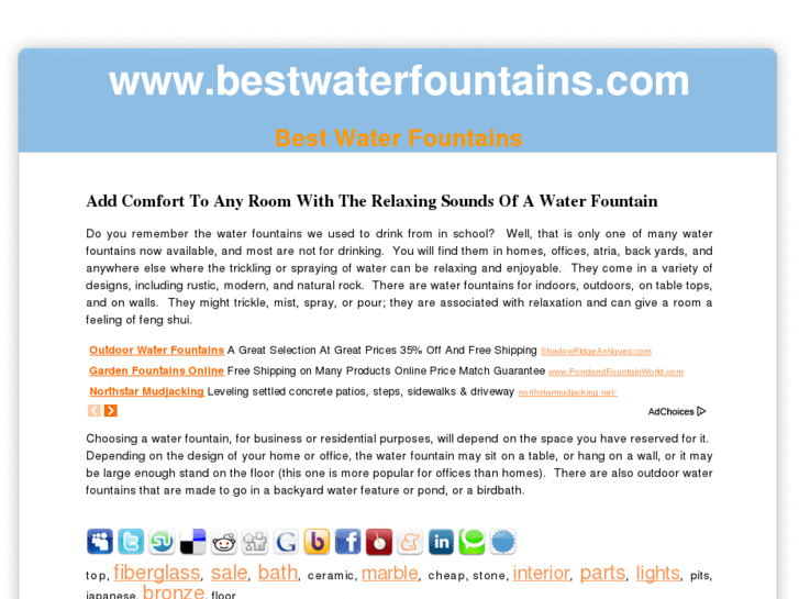 www.bestwaterfountains.com