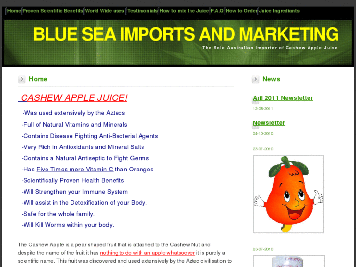 www.cashewapplejuice.com