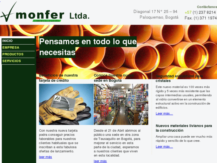 www.comercializadoramonfer.com