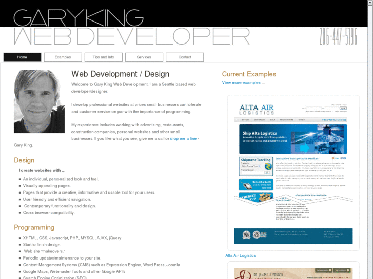www.garykingwebdevelopment.com